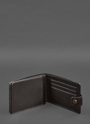 Шкіряна обкладинка- портмоне для посвідчення учасника бойових дій (убд) темно-коричнева3 фото