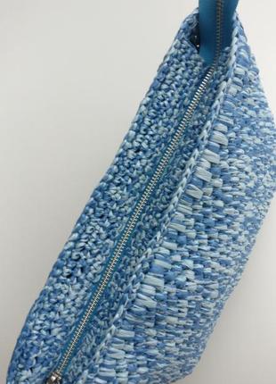 Handmade клатч-сумочка из синтетической рафии1 фото