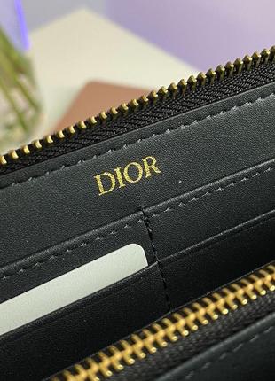 Жіночий гаманець christian dior 30 montaigne wallet blue oblique jacquard8 фото