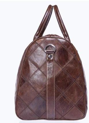 Дорожно-спортивная сумка vintage 14752 коричневая2 фото