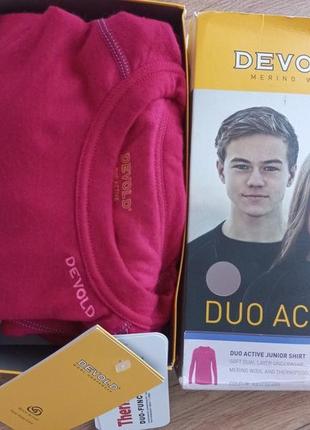 Devold duo active термобілизна кофта 80% merino wool xs-s-розмір  нова4 фото