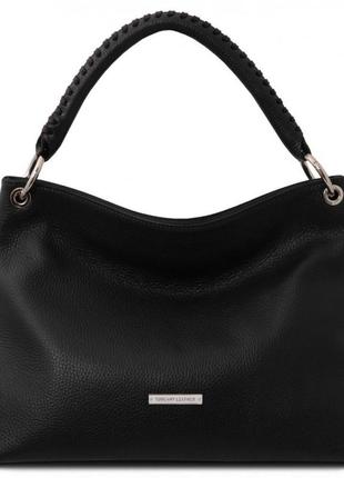 Tl142087 tl bag — м'яка жіноча сумка, колір: чорний