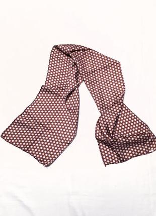 Авторский шелковый шарф с принтом тай-дай6 фото