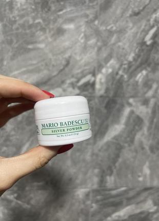 Глибоко очищаюча маска в порошку mario badescu silver powder1 фото