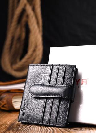 Классический женский бумажник из натуральной кожи karya 20945 черный9 фото