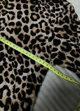 Леопардовое платье, тёплое платье в принт5 фото