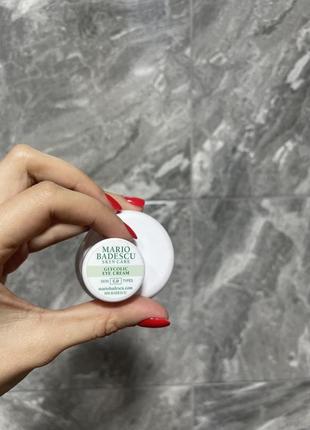 Освітлюча ліфтинг-маска mario badescu super collagen mask+ крем для очей glycolic eye cream