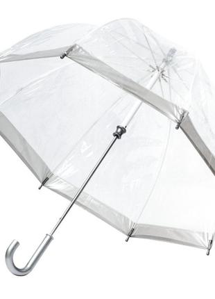 Зонт-трость детский fulton funbrella-2 c603 silver (серебряный)6 фото