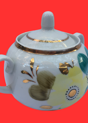 Сахарница фарфоровая барановский фз 1973-83 ссср украина2 фото