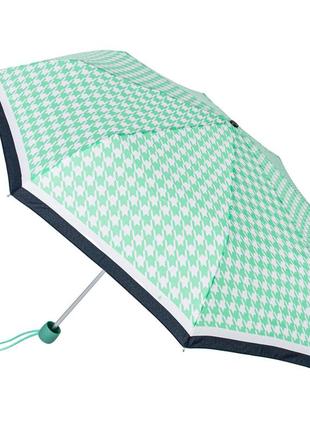 Зонт женский fulton l354-040898 minilite-2 minty houndstooth (мятный)