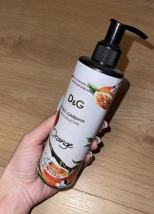 Парфумований лосьон для тіла d&g orange🍊крем зі шлейфом