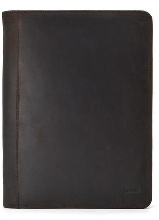 Шкіряна папка для ділових документів а4+, органайзер tarwa rc-1294-4lx