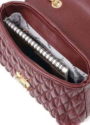 Модная женская сумка vintage 18712 коричневый5 фото