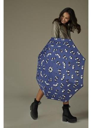 Зонт женский fulton minilite-2 l354 pin spot panda (веселые панды)