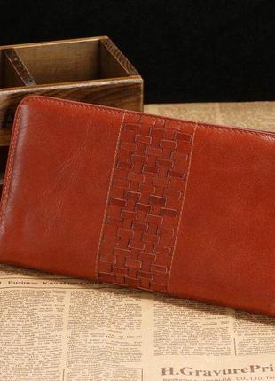 Мужской клатч vintage 14189 коричневый