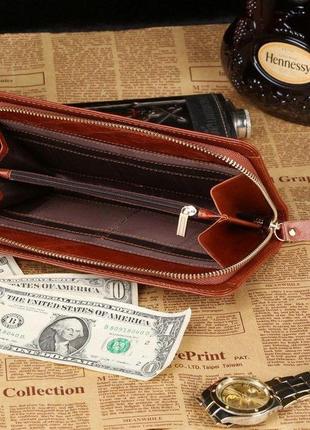 Мужской клатч vintage 14189 коричневый