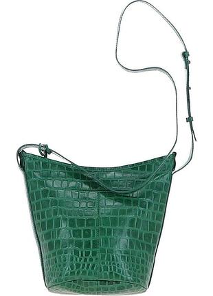 Сумка женская ashwood 63790 green/croc (зеленая)