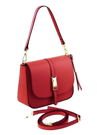 Tuscany tl141598 nausica - кожаная женская сумка (red – красный)