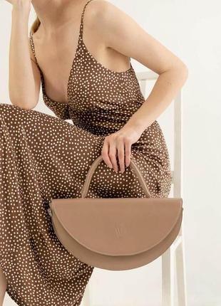 Жіноча шкіряна сумка сhris maxi карамель краст2 фото