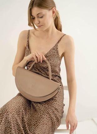 Жіноча шкіряна сумка сhris maxi карамель краст4 фото
