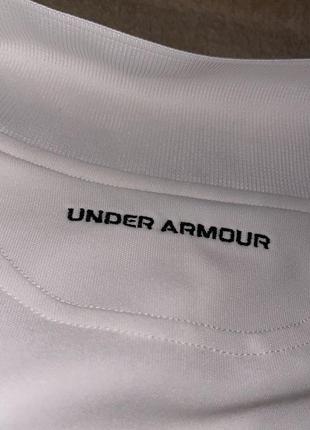 Футболка поло біла under armour, розмір xl, оригінал5 фото