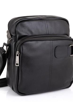 Мужская сумка крос-боди из глянцевой кожи ga-6012-3md бренда tarwa