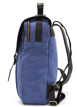 Сумка рюкзак для ноутбука из канвас tarwa rck-3420-3md синий4 фото