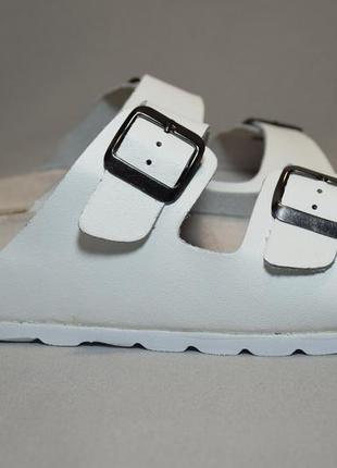 Шлепанцы сланцы crane / birkenstock женские мужские кожаные. оригинал. 40 р./26 см.2 фото