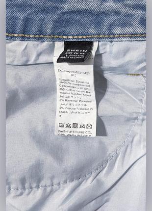 Джинсы широкие с высокой посадкой shein denim jeans3 фото