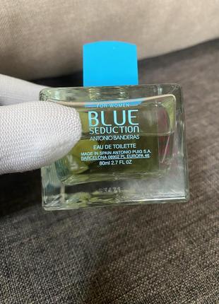 Antonio banderas play in blue seduction for women туалетна вода 80 мл, оригінал