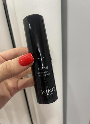 Тональная основа kiko milano active foundation2 фото