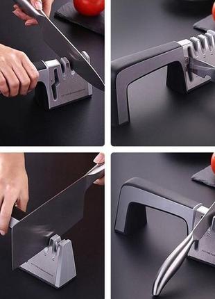 Точилка для ножів та ножиць стрічка кухонна механічна кращий товар3 фото