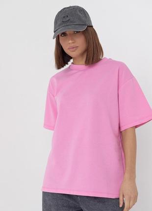 Однотонна футболка oversize