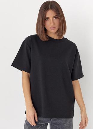 Однотонна футболка oversize