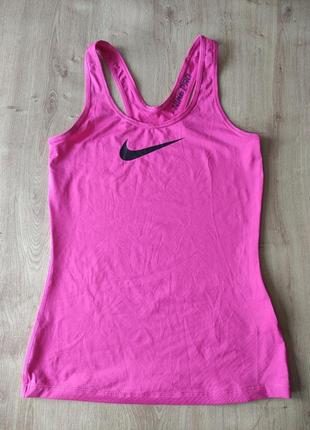 Фірмова жіноча спортивна майка nike pro, s, оригінал.