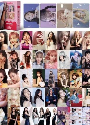 Ломо картки гурту black pink, в наборі 55 штук