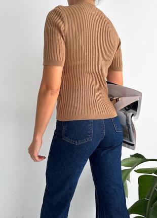Полупрозрачная футболка ❤️ базовая кофта с коротким рукавом ❤️ женская футболка6 фото