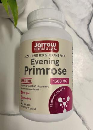 Jarrow formulas, вечерняя примула, 1300 мг, 60 капсул