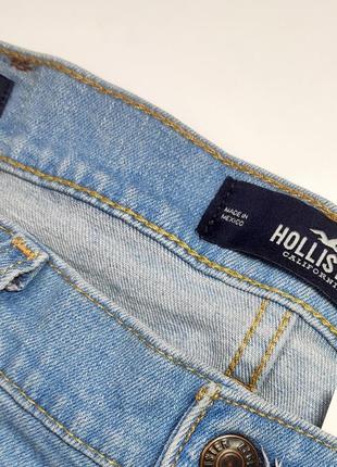 Джинсы мужские голубого цвета прямого кроя от бренда hollister w34 l303 фото