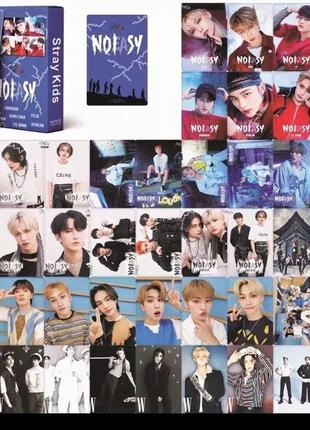 Голографічні картки stray kids , в наборах по 54 та 55 карток..