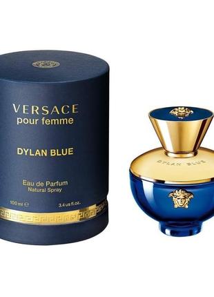 Versace pour femme dylan blue парфюмированная вода 100мл1 фото