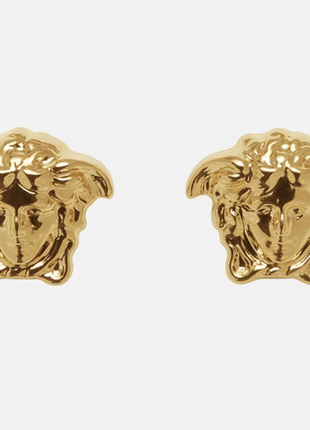 Сережки гвоздики versace medusa stud earrings