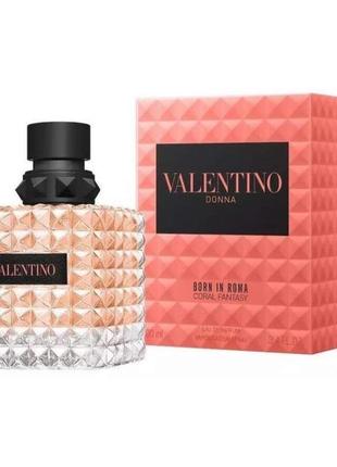 Тестер valentino donna born in roma coral fantasy 100мл1 фото