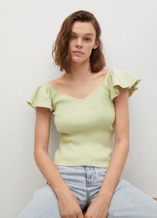 Блуза от mango/ кофточка/майка/футболка/топ1 фото