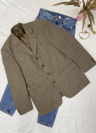 Винтажный шерстяной жакет