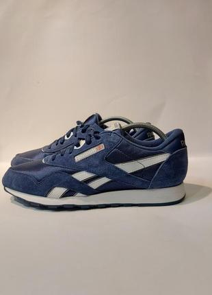 Кросівки кроссовки reebok classic nylon blue fv1595