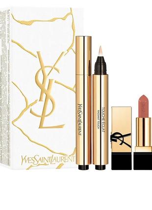 Набір для макіяжу  yves saint laurent (cor/2.5ml + lipstick/1.2g)