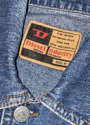 Diesel industray denim jacket y2k джинсовка куртка пиджак джинсовый дизел оригинал vintage3 фото