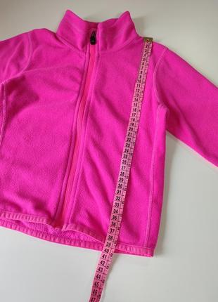 Флисовый розовый набор брюк кофта на замке флис зима поддева комплект 2 3 4 98 104 mckinley h&amp;m9 фото