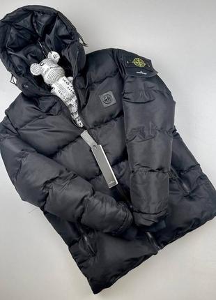 Куртка зимняя в стиле stone island2 фото